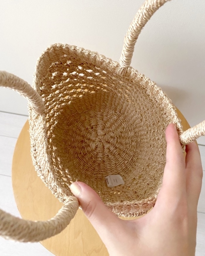 無印良品のおすすめファッションアイテム「アバカトートバッグ」