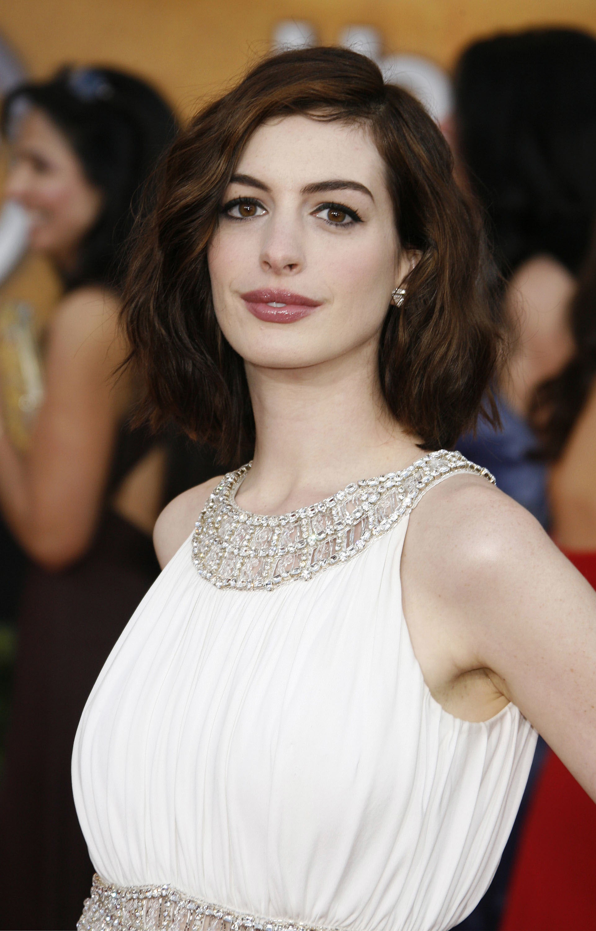 Closeup of Anne Hathaway