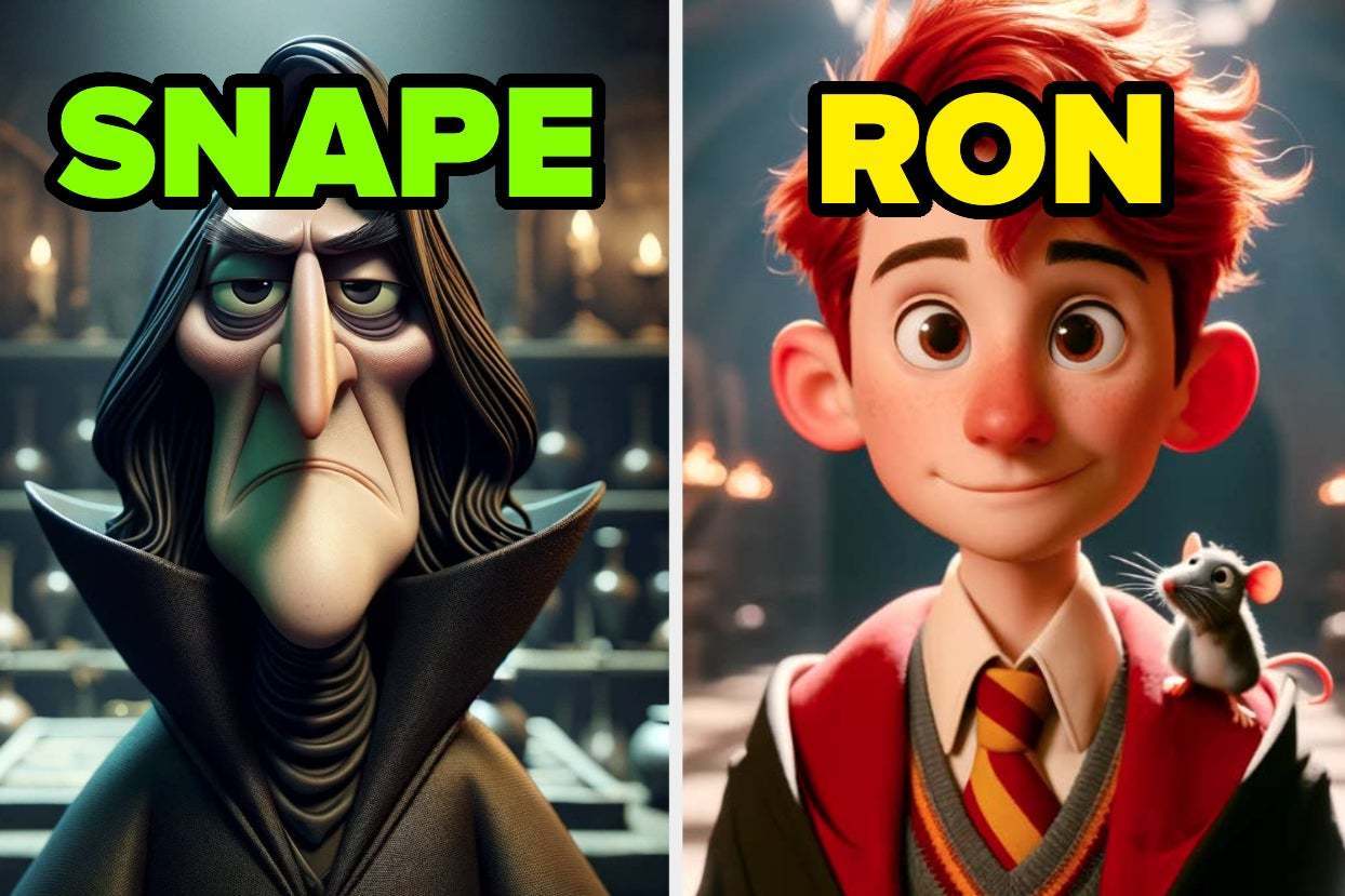 I Used AI To See What "Harry Potter" Characters Would Look Like In A Pixar Movie And Lock Me Up In Azkaban Because It's Criminally Cute