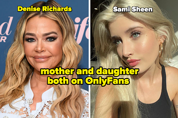 "mother and daughter both on onlyfans" over denise richards and sami sheen