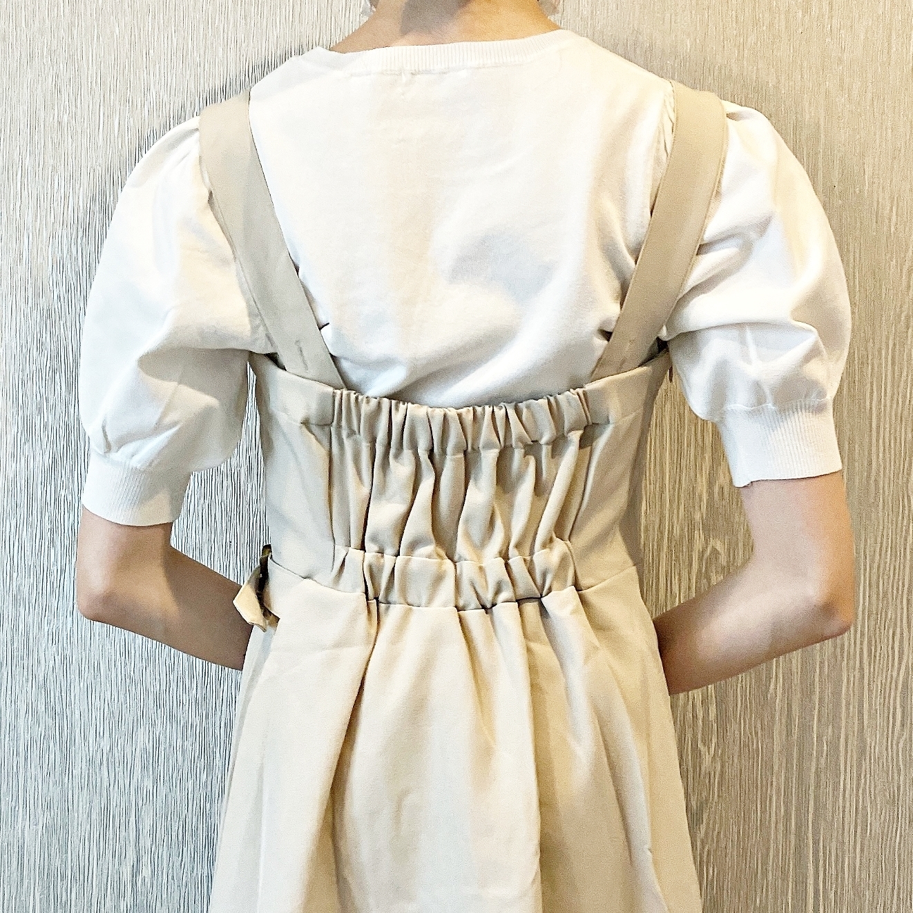 Honeys（ハニーズ）のおすすめジャンパースカート「プリーツ切替ジャンスカ」