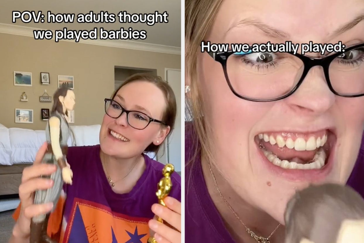 The "How Our Parents Thought We Played With Barbies Vs. How We Actually Did" May Be One Of The Most Accurate TikTok Trends We've Seen To Date