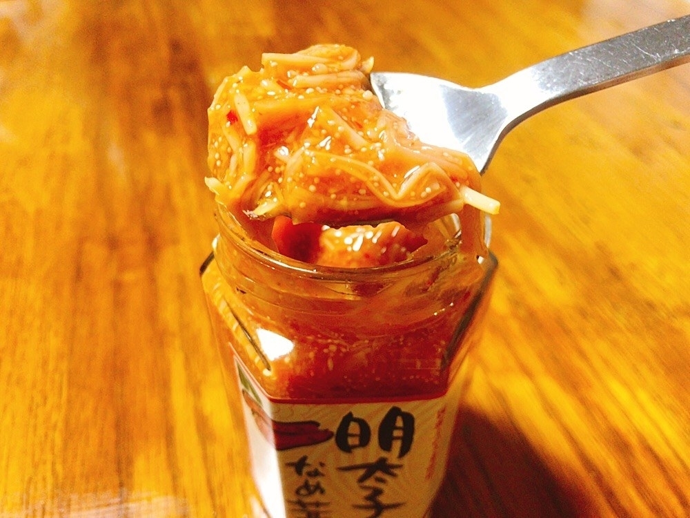 KALDI(カルディ)のおすすめ調味料「明太子なめ茸 140g」