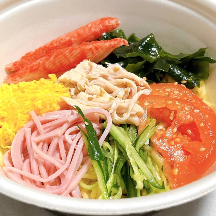 バーミヤンのオススメのメニュー「冷やし中華【醤油】」