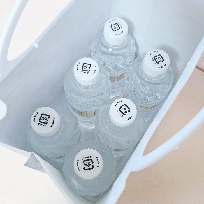キャンドゥの「保冷保温アルミバッグS シマエナガGY」