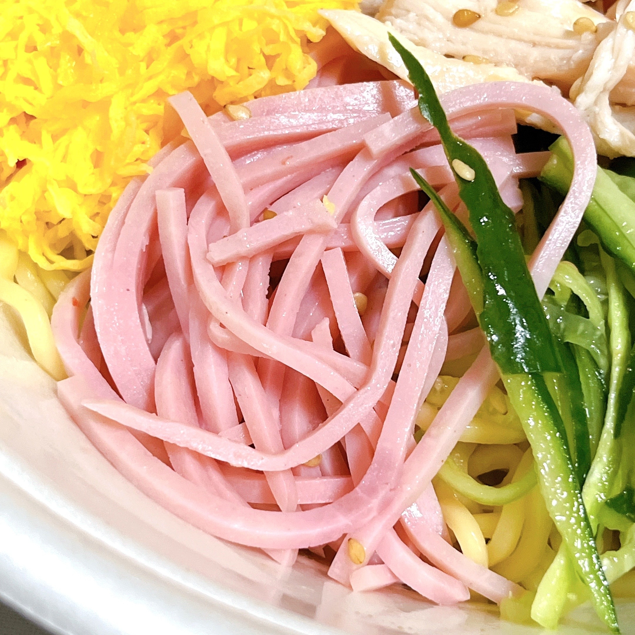 バーミヤンのオススメのメニュー「冷やし中華【醤油】」