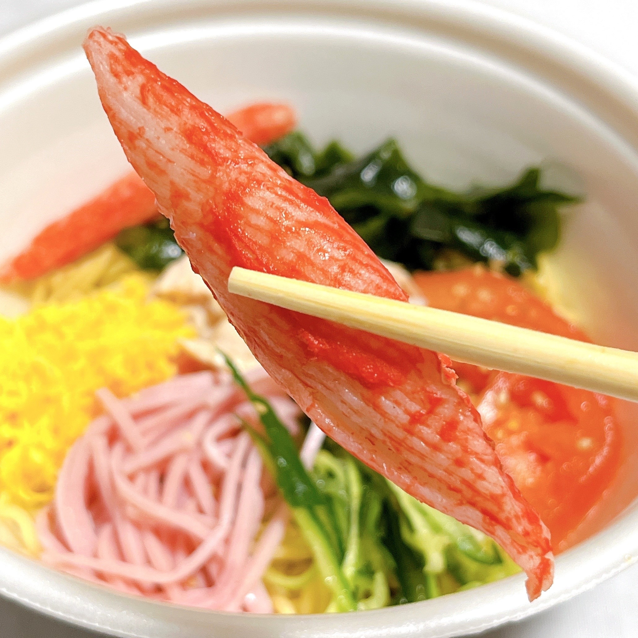 バーミヤンのオススメのメニュー「冷やし中華【醤油】」