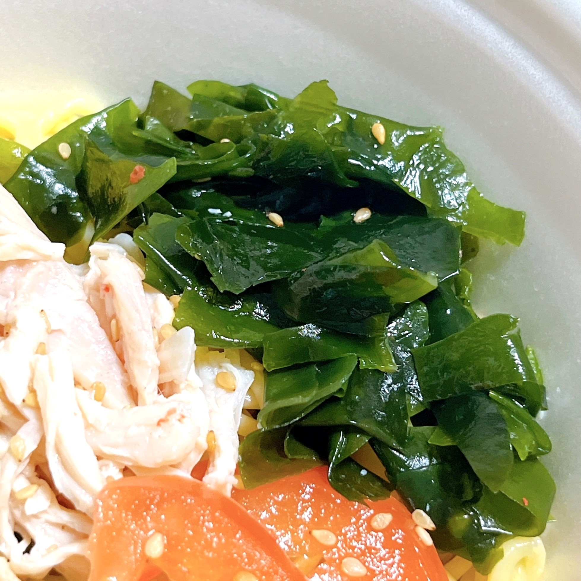 バーミヤンのオススメのメニュー「冷やし中華【醤油】」