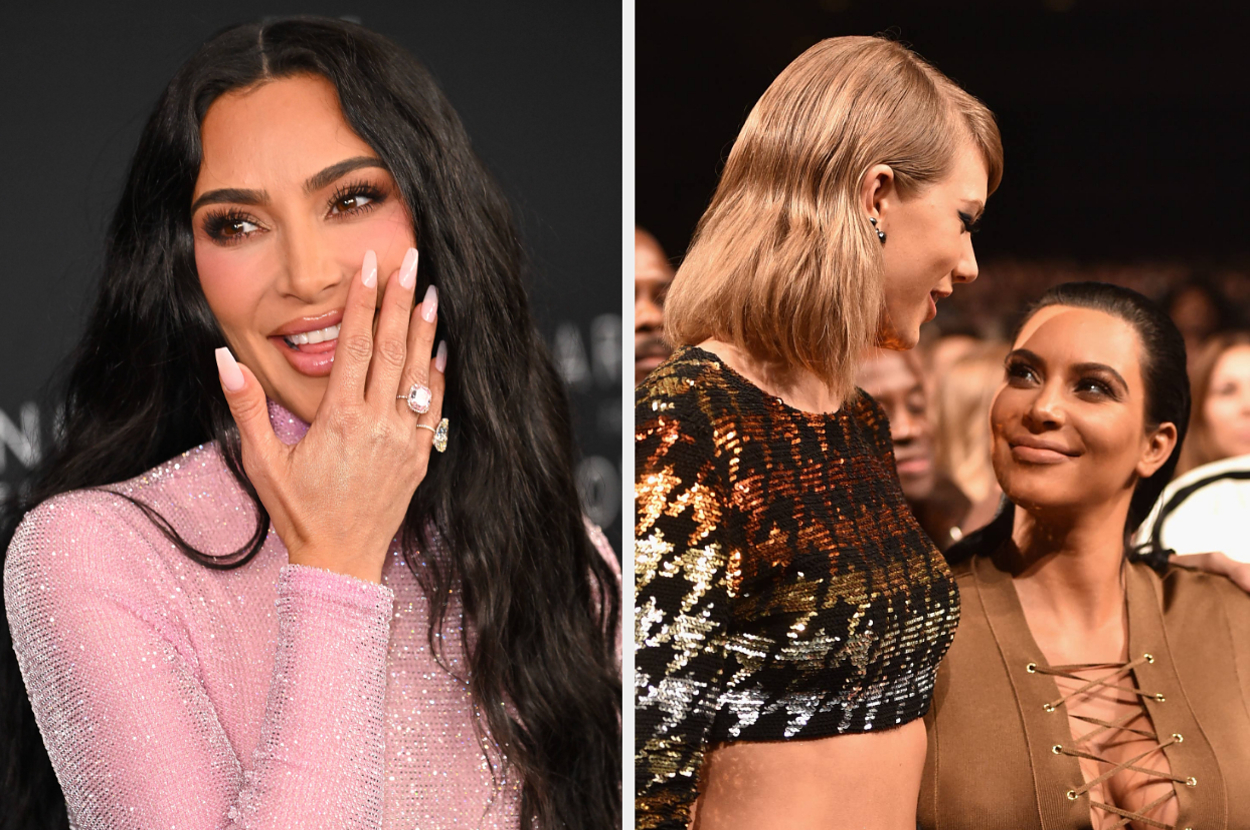 Here’s How Kim Kardashian Apparently Feels About Taylor Swift’s
Alleged “Diss Track” About Her