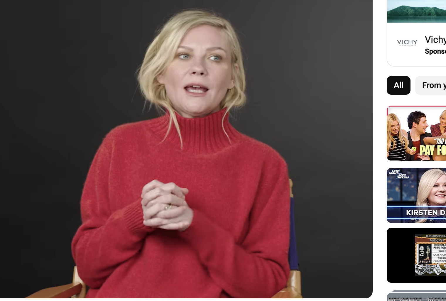 Kristen Dunst breaks down her most iconic roles in a video interview