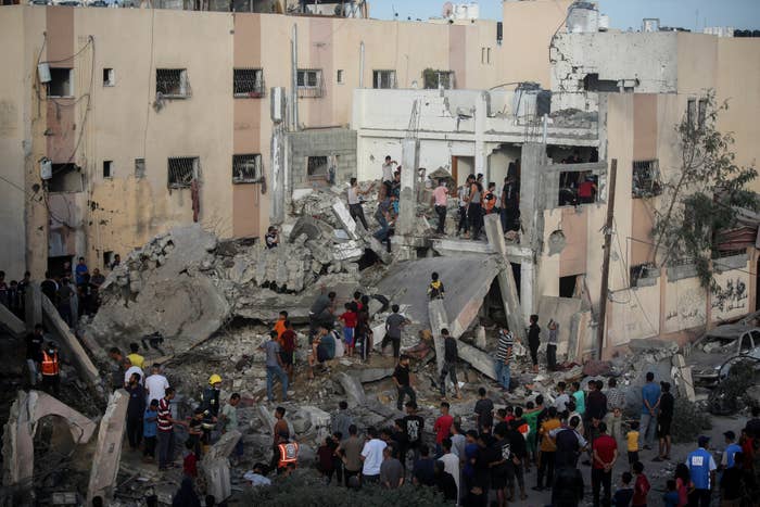 Image of damage in Gaza