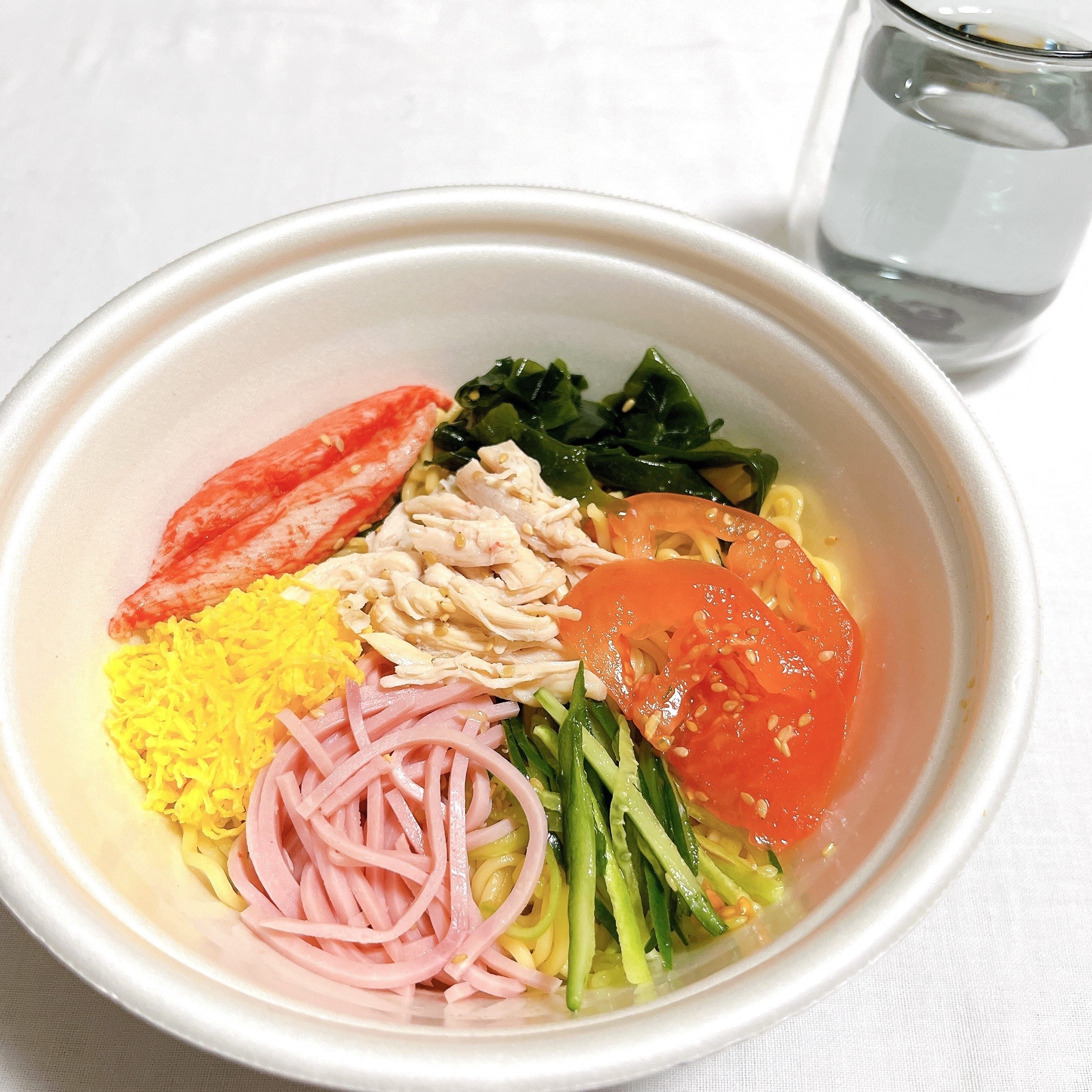 バーミヤンのオススメのメニュー「冷やし中華【醤油】」