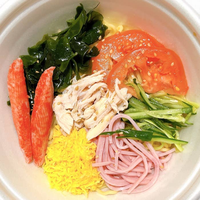 バーミヤンのオススメのメニュー「冷やし中華【醤油】」