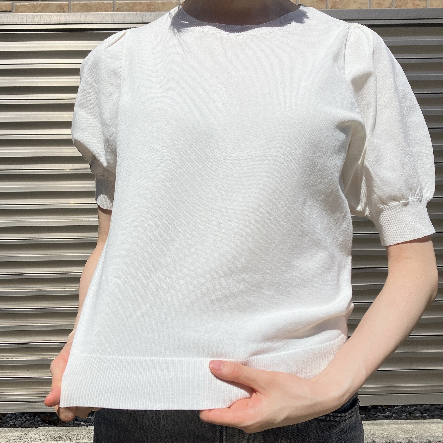 Honeys(ハニーズ)のおすすめトップス「5分袖ニットトップス」