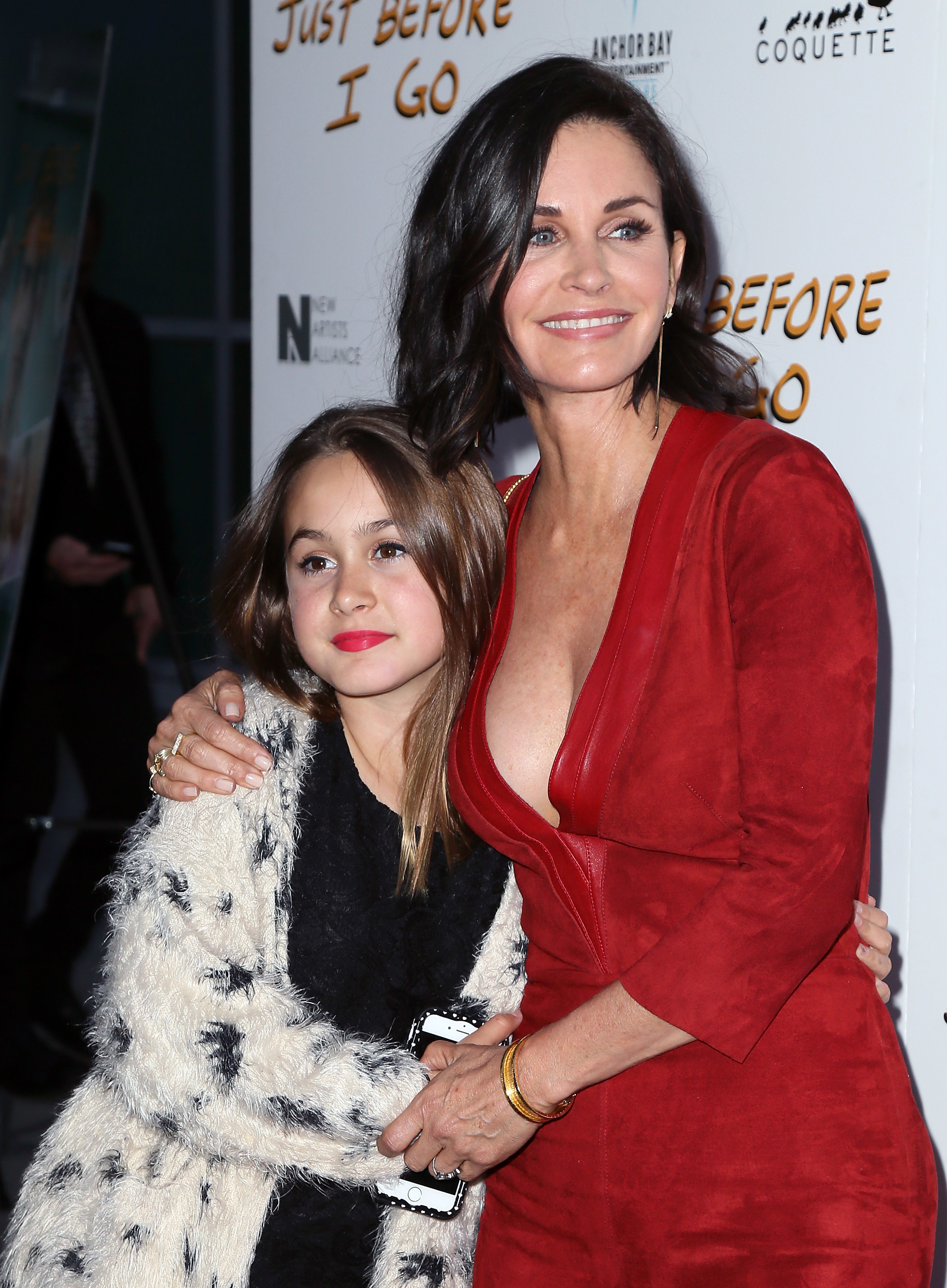 Courteney Cox with daughter Coco Arquette at an event