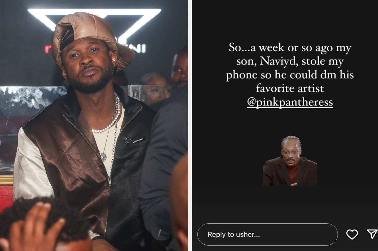 Usher Caught His Son Messaging Another Celebrity From His Instagram
Account, And The Interaction Was Hilariously Sweet