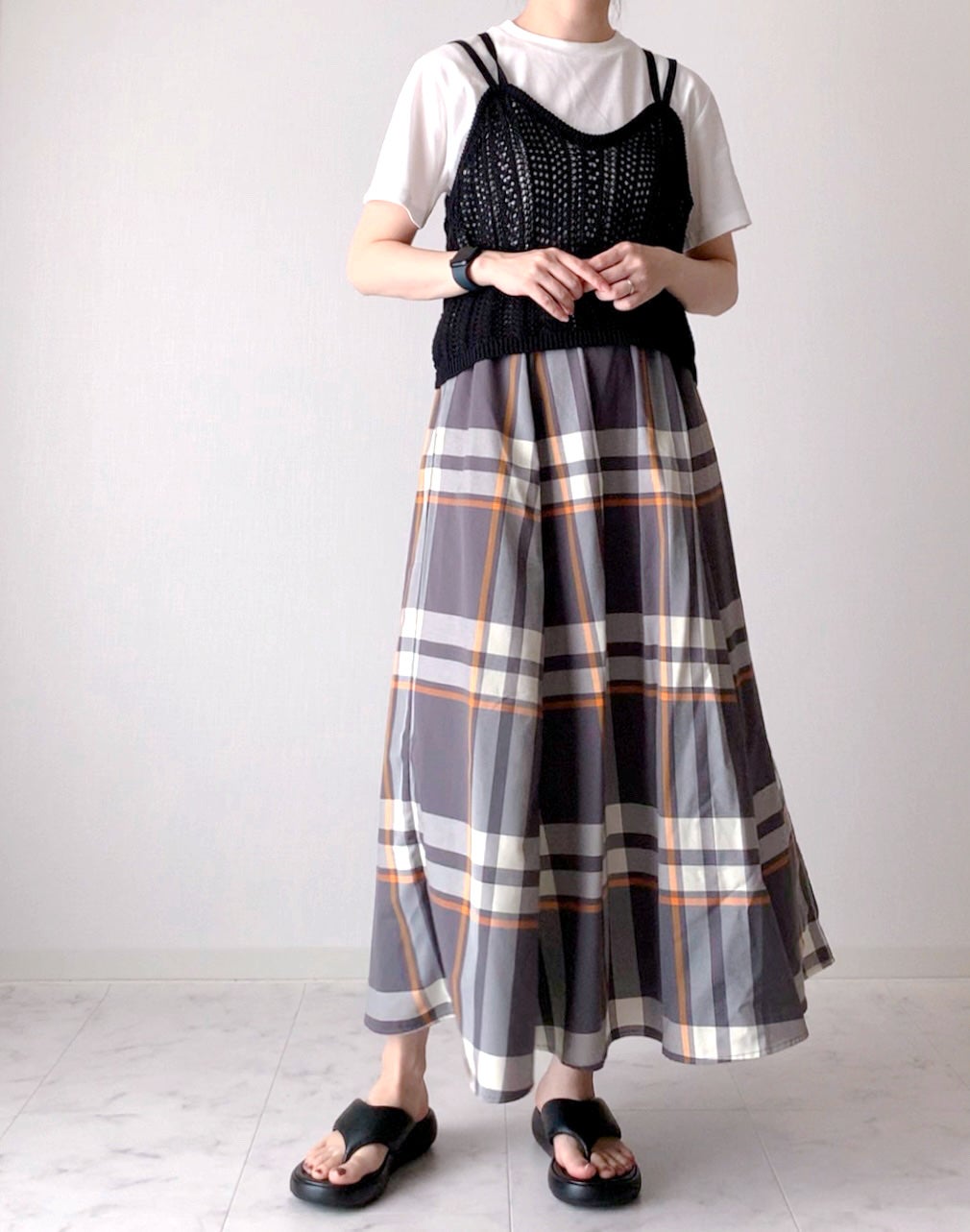 しまむらのおすすめトップス「KOKビスチェ+Tシャツ」