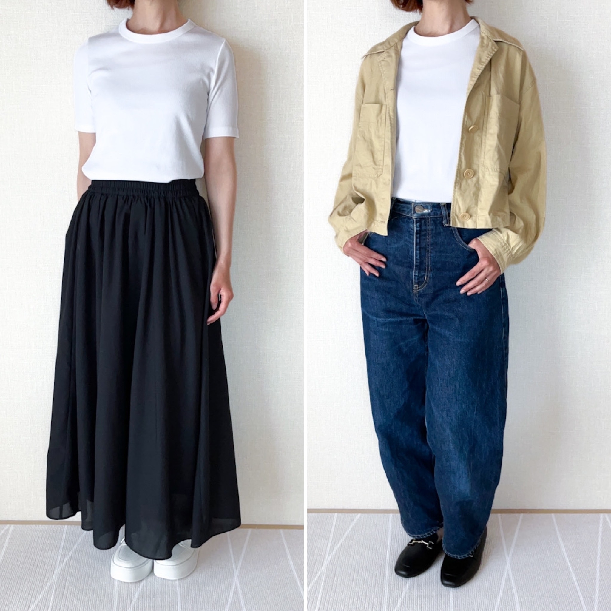 GUのおすすめファッションアイテム「リブT(半袖)」