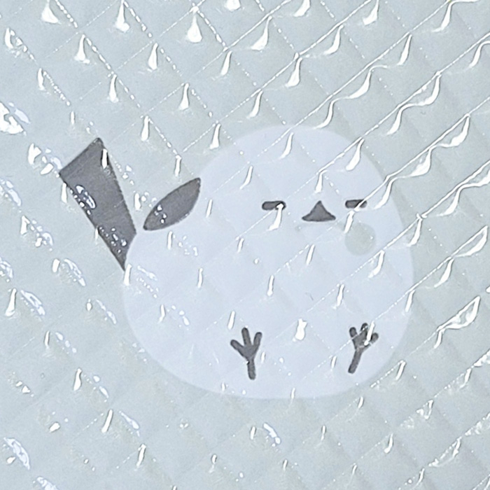 キャンドゥの「保冷保温アルミバッグS シマエナガGY」