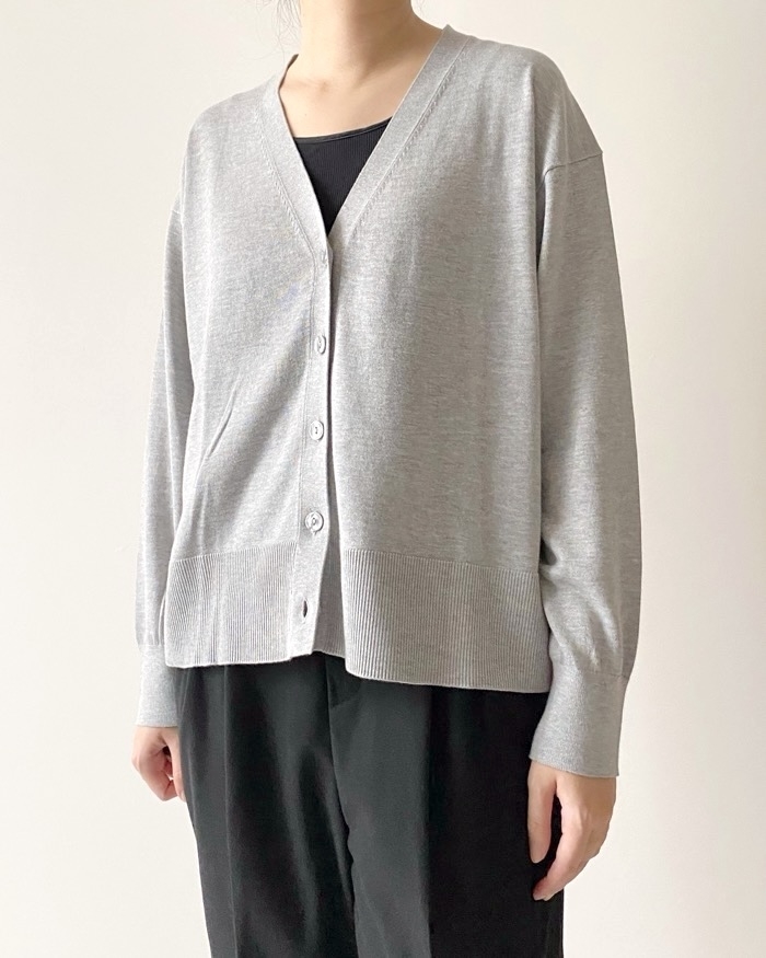 GUのおすすめファッションアイテム「UVカットボクシーカーディガン（長袖）」