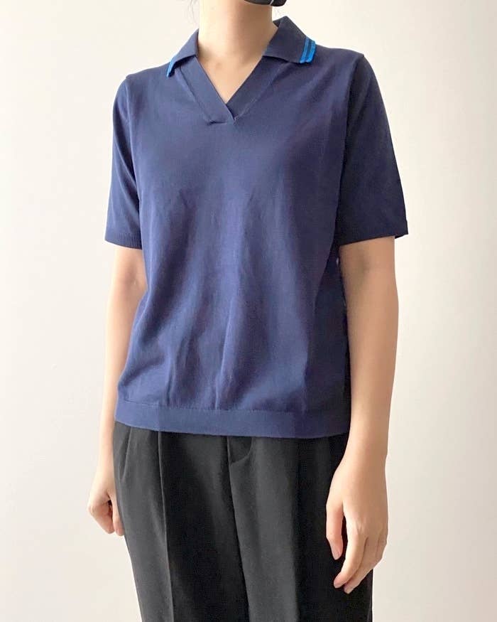 UNIQLO(ユニクロ)のおすすめトップス「ポロセーター(半袖)」