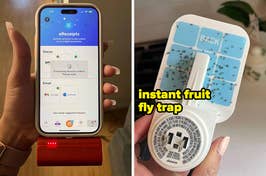 phone charger and fruit fly trap