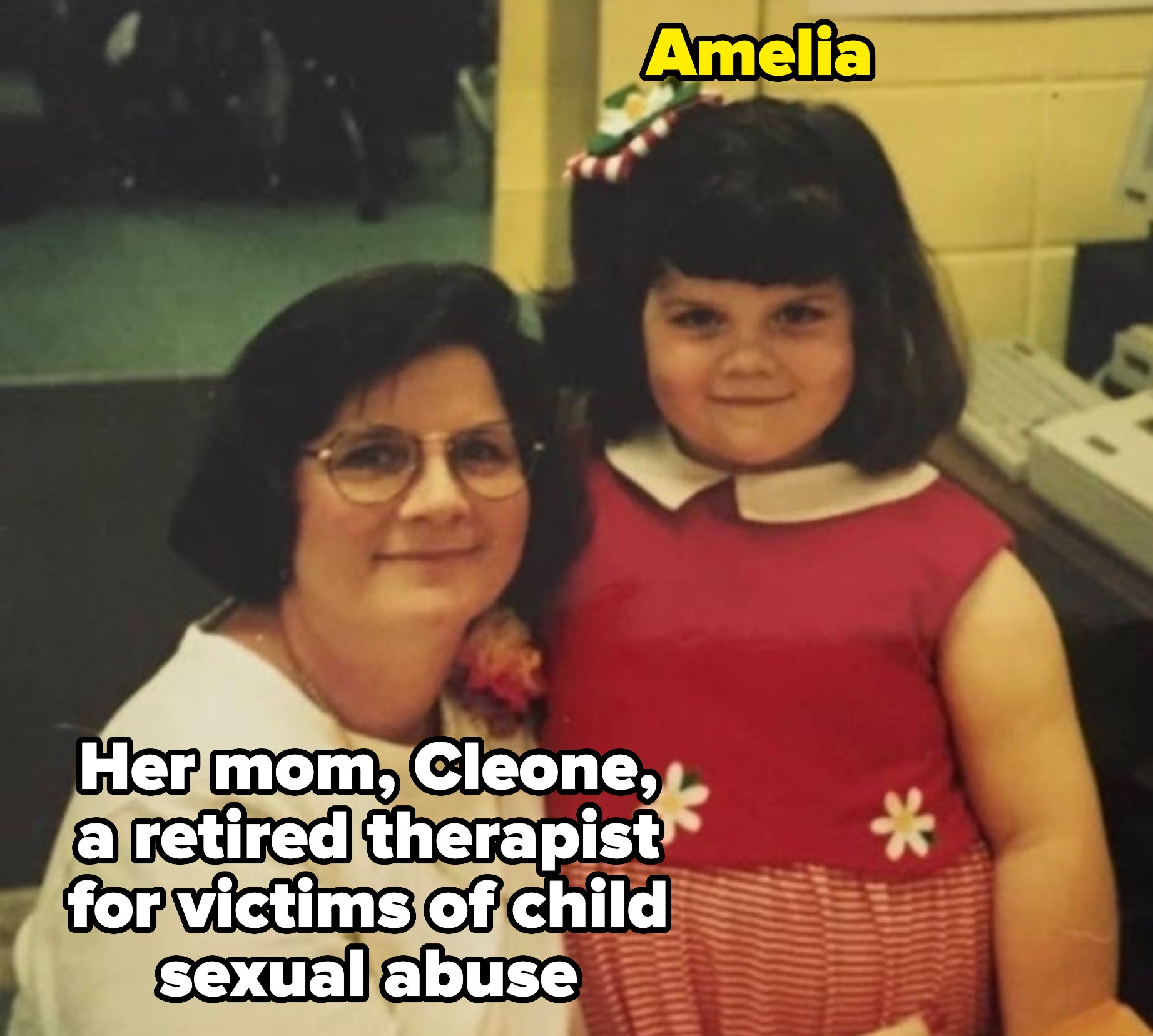 Cleone Brock and her daughter, Amelia