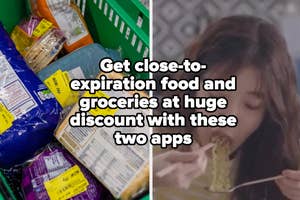 Summarized text: Apps offer big discounts on near-expiry food and groceries to save money
