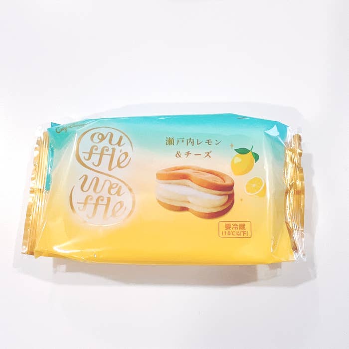 コージーコーナーの期間限定おすすめスイーツ「スフレワッフル(瀬戸内レモン&チーズ)」