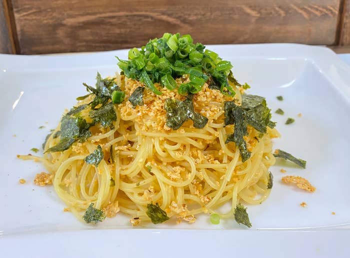 リュウジさん考案の「ヤバい明太子パスタ」
