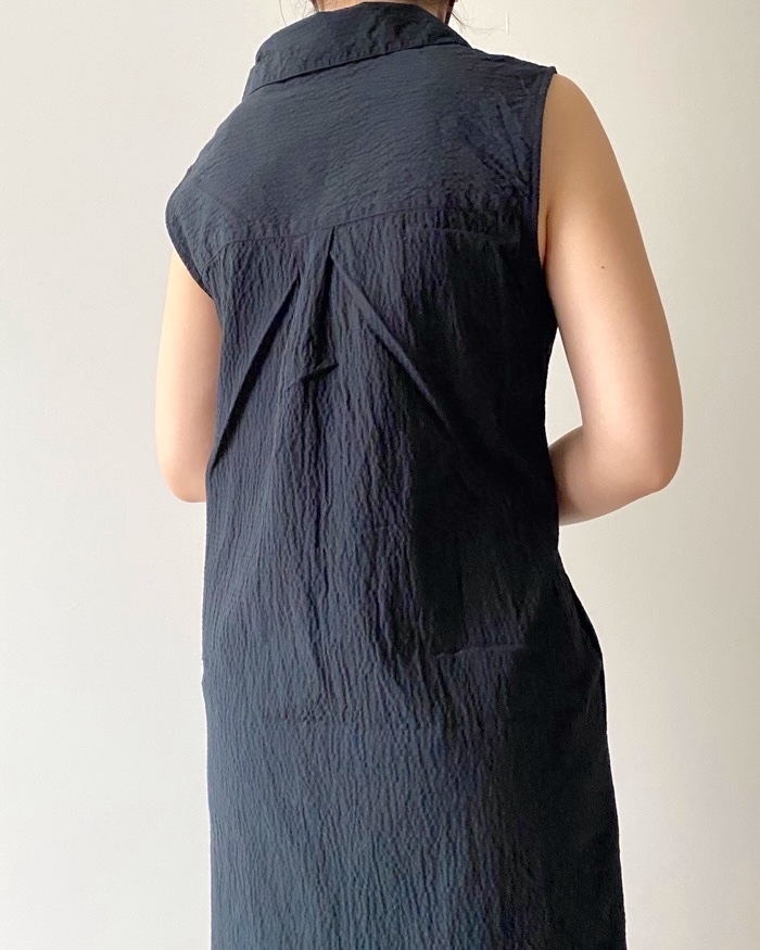 UNIQLO（ユニクロ）のおすすめワンピース「シアサッカーワンピース（ノースリーブ）」