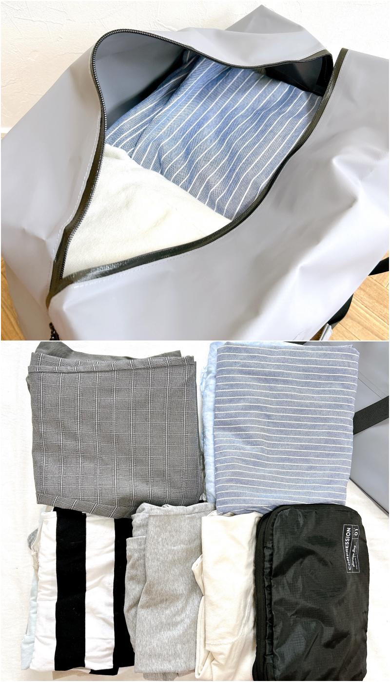 ワークマン(WORKMAN)のおすすめバッグ「防水ボストンバッグ」