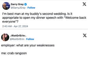 two funny tweets