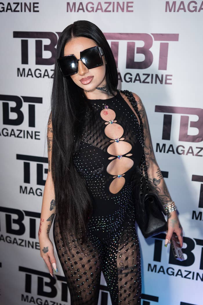 Closeup of Bhad Bhabie