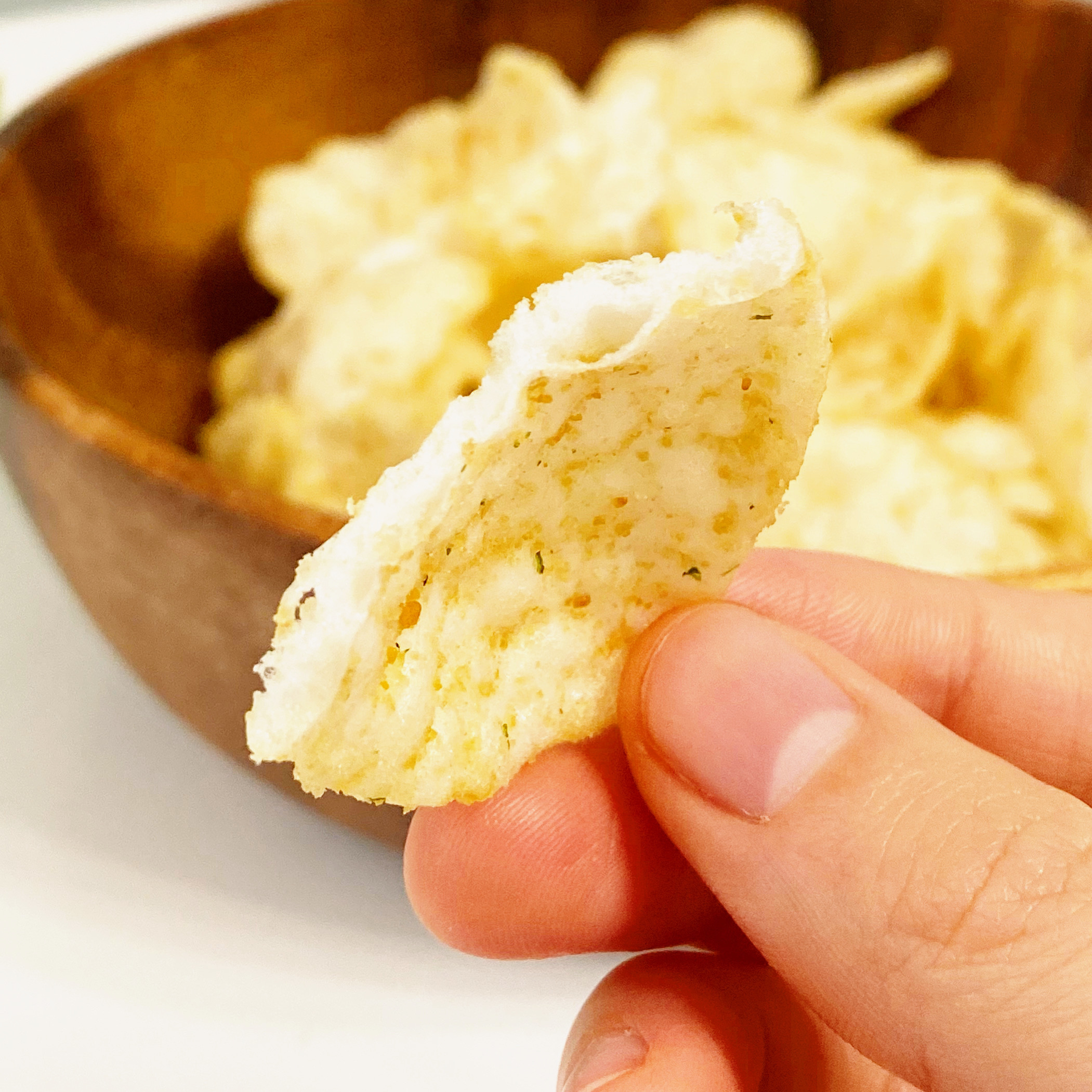 ダイソーのオススメのスナック「リスカ 茨城名物納豆チップル 48G」