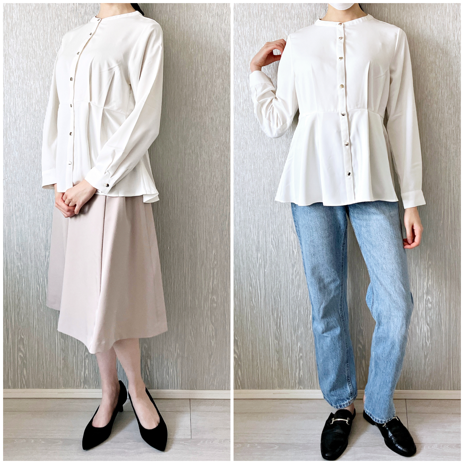 Honeys(ハニーズ)のおすすめブラウス「ウエストタックブラウス」