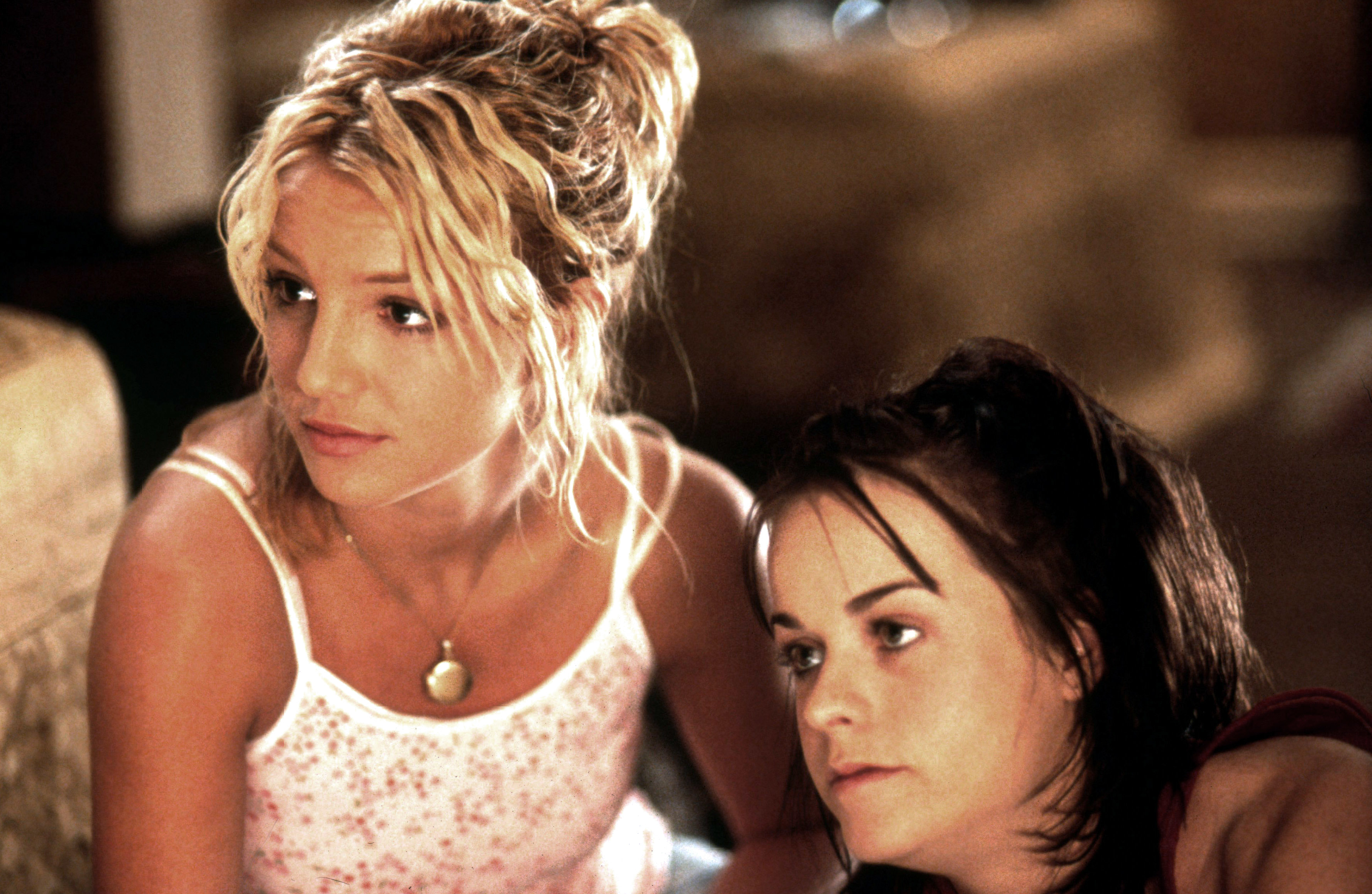 Britney Spears and Taryn Manning in a scene from the movie
