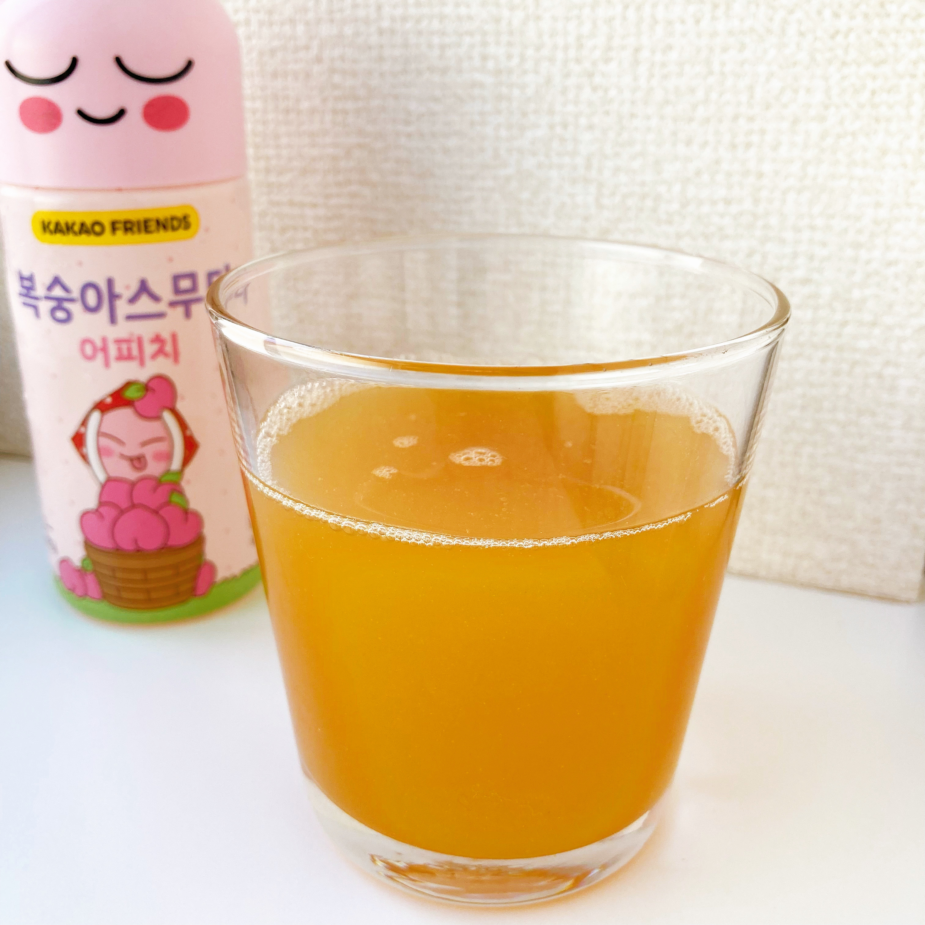 CanDo(キャンドゥ)で見つけた韓国ドリンク「カカオフレンズスムージー 桃」