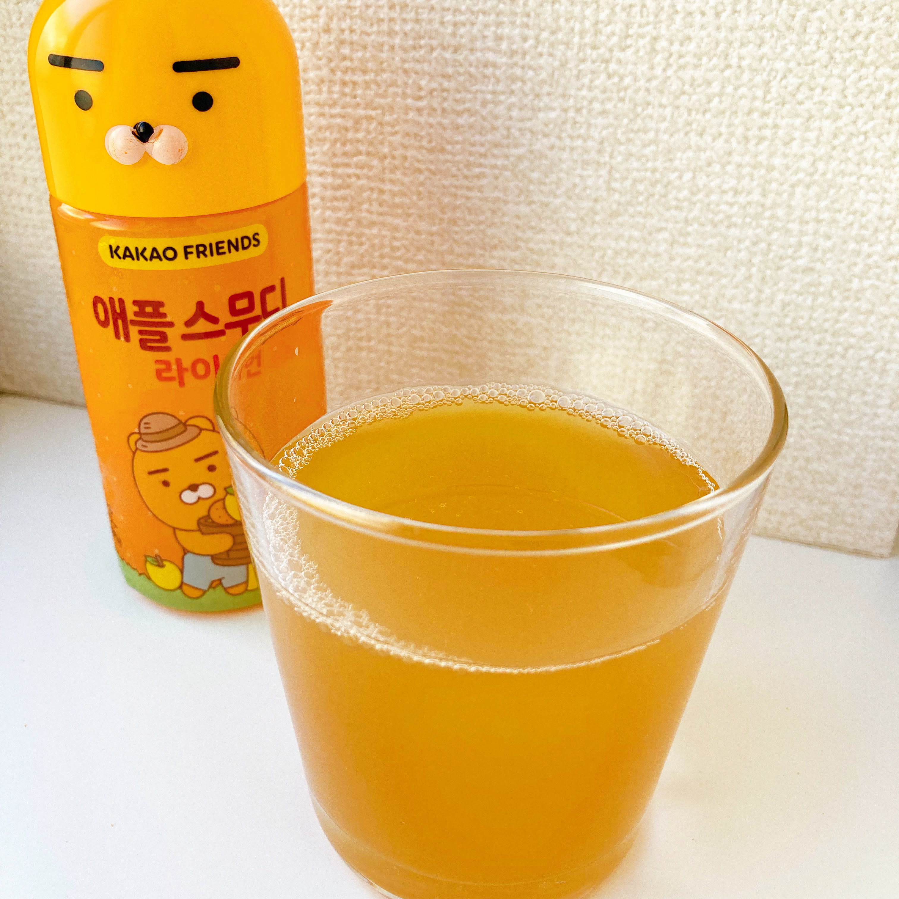 CanDo(キャンドゥ)で見つけた韓国ドリンク「カカオフレンズスムージー アップル」