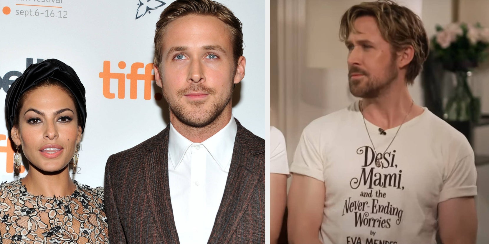 Ryan Gosling Wears T-Shirt Promoting Eva Mendes's Book On Press Tour - Vimarsana News