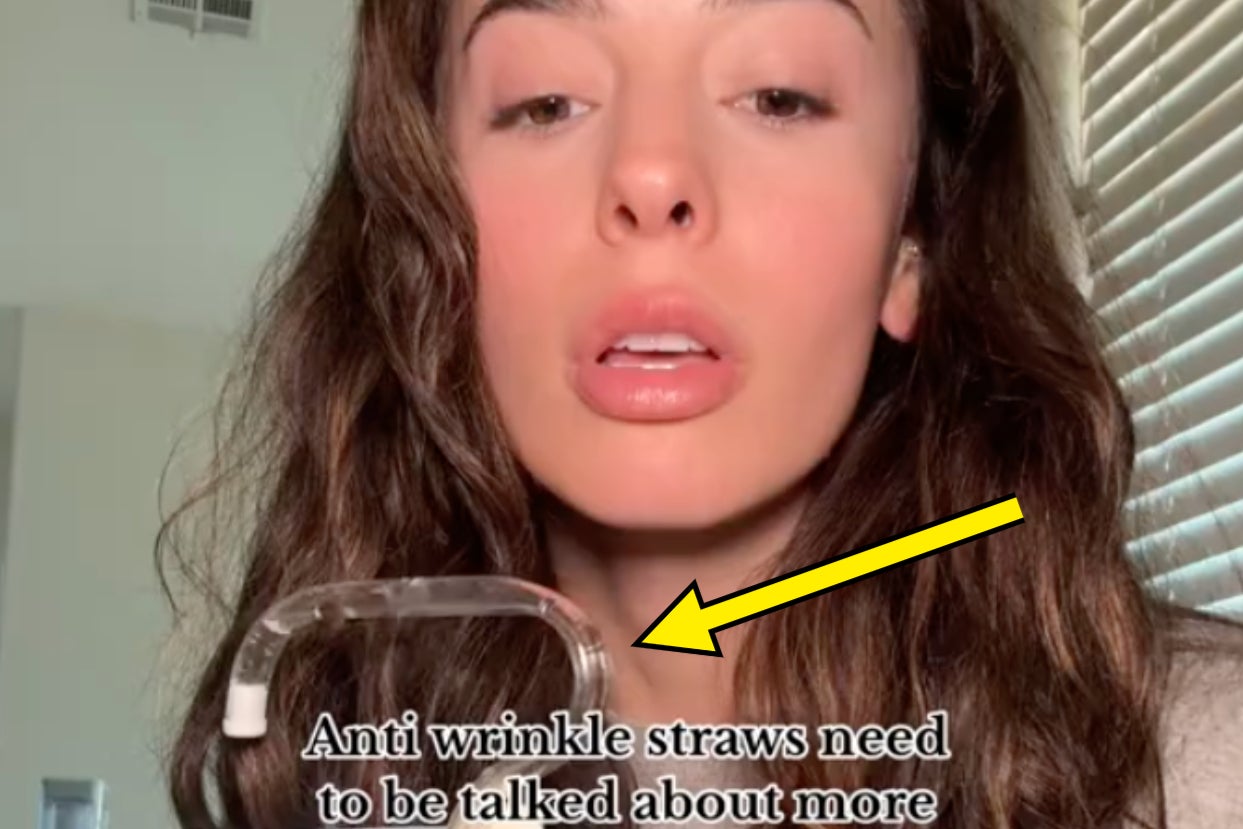 "Anti-Wrinkle" Straws Are Going Viral For All The Wrong Reasons, And After Trying One Myself, I Can See Why