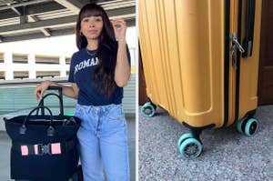 cincha travel belt and luggage wheel protectors