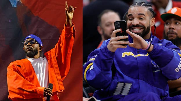 Person on the left gestures excitedly at a music event, person on the right in a sports jersey takes a selfie at a basketball game