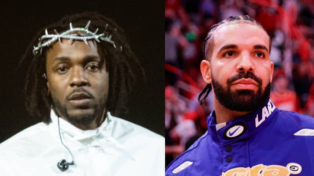 Split image with rapper Denzel Curry on the left and DJ Khaled on the right, both facing forward