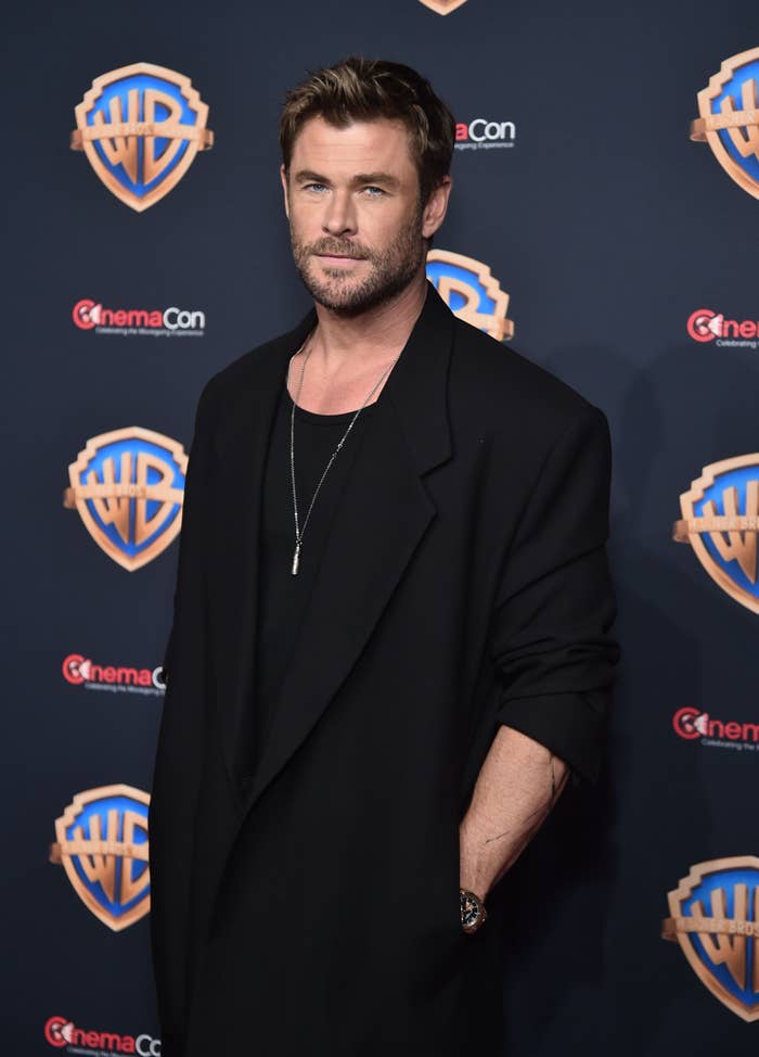 Closeup of Chris Hemsworth