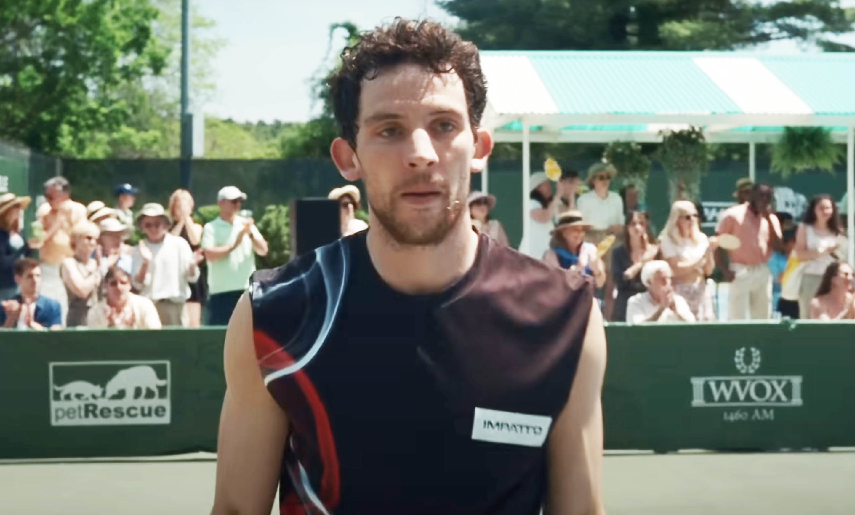 Josh O&#x27;Connor as Patrick playing tennis in Challengers