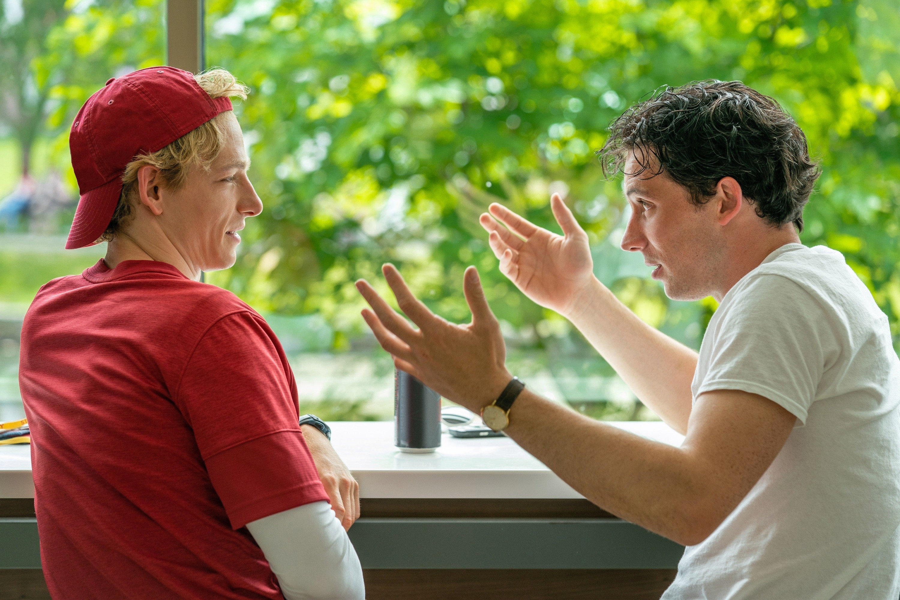 Mike Faist and Josh O'Connor in "Challengers"