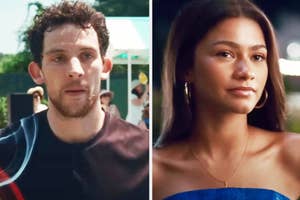 Josh O'Connor and Zendaya in Challengers