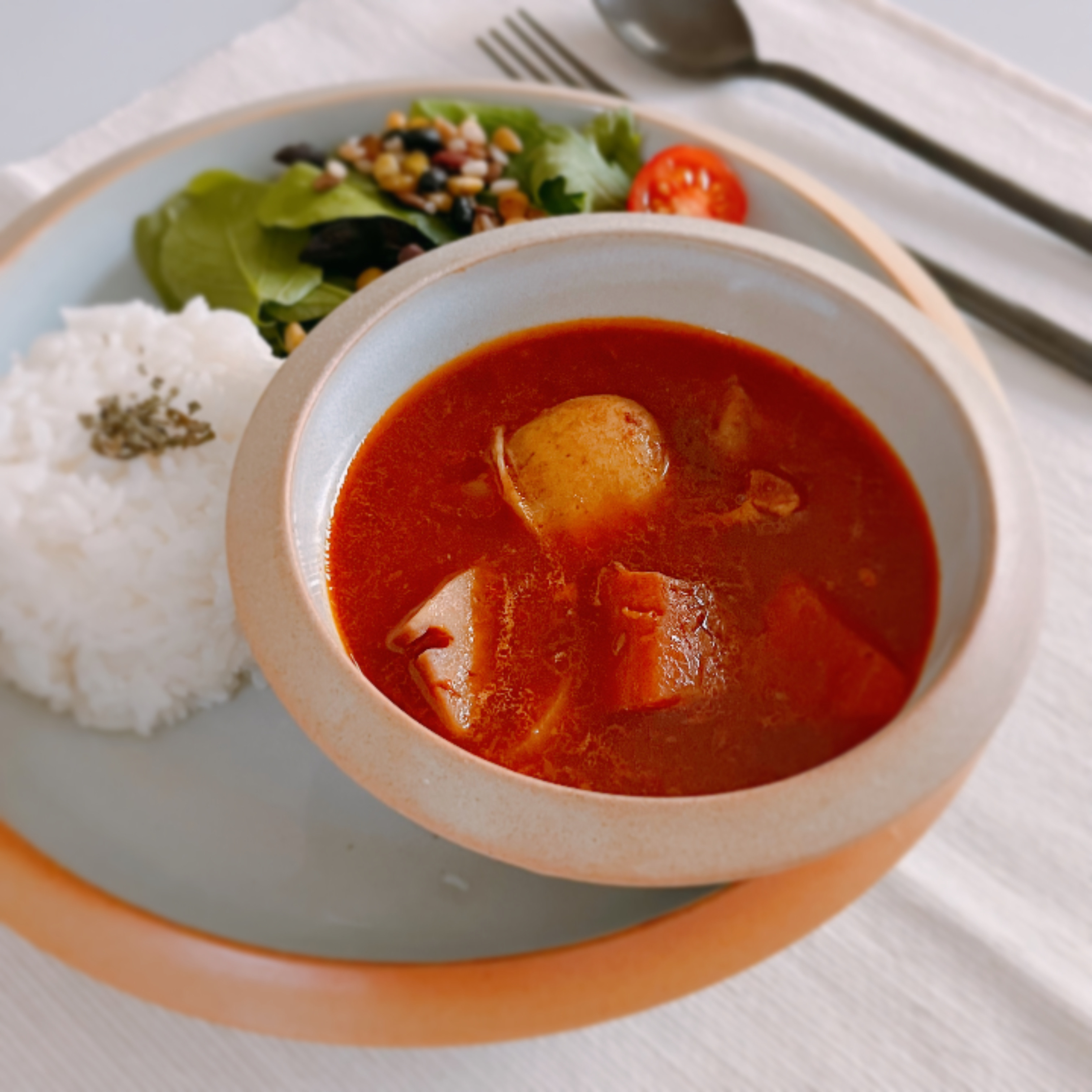 無印良品のおすすめスープカレー「素材を生かした クミンと赤唐辛子の鶏がらスープカレー」