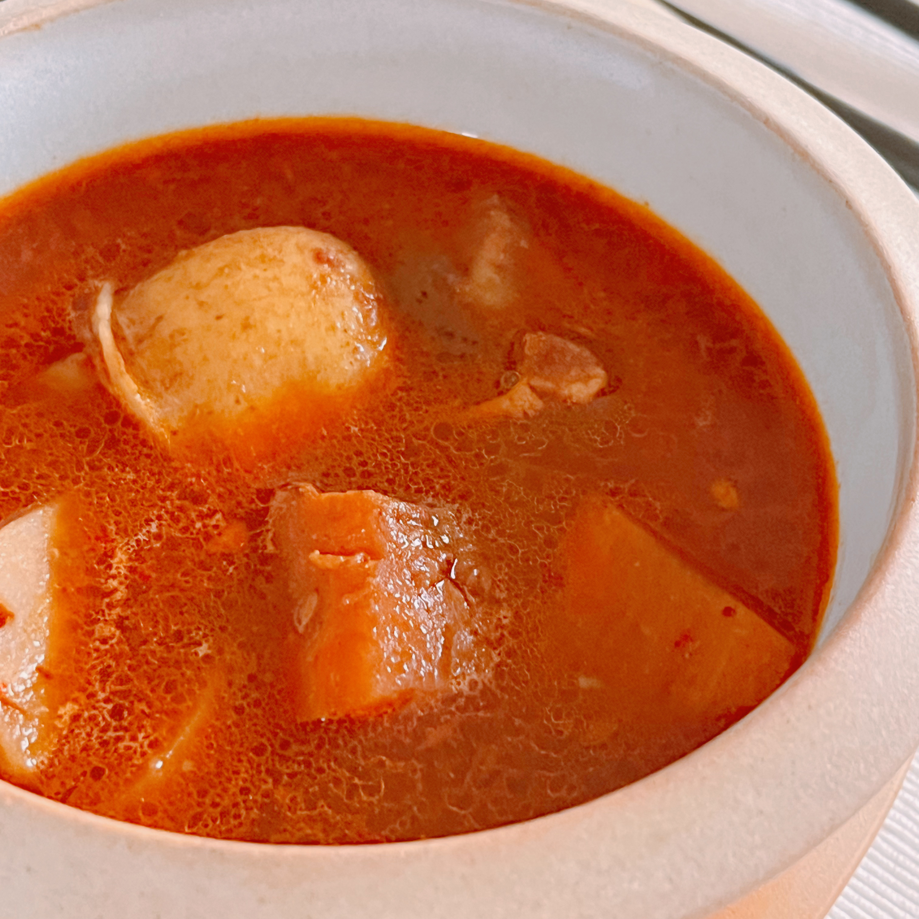 無印良品のおすすめスープカレー「素材を生かした クミンと赤唐辛子の鶏がらスープカレー」